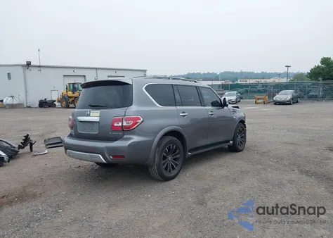 2017 Nissan Armada Platinum from USA, damaged, VIN JN8AY2NC8H9511317
